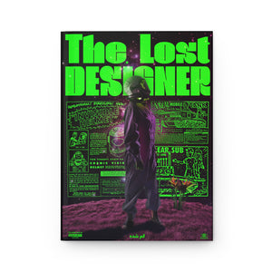 The Lost Designer - Artful Matte Hardcover Journal with @areebtariq111's Digital Masterpiece
