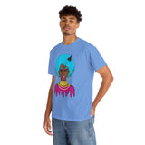 Afro-Sass Digital Art Unisex Heavy Cotton Tee by @whereiszara - Creative Wearable Art