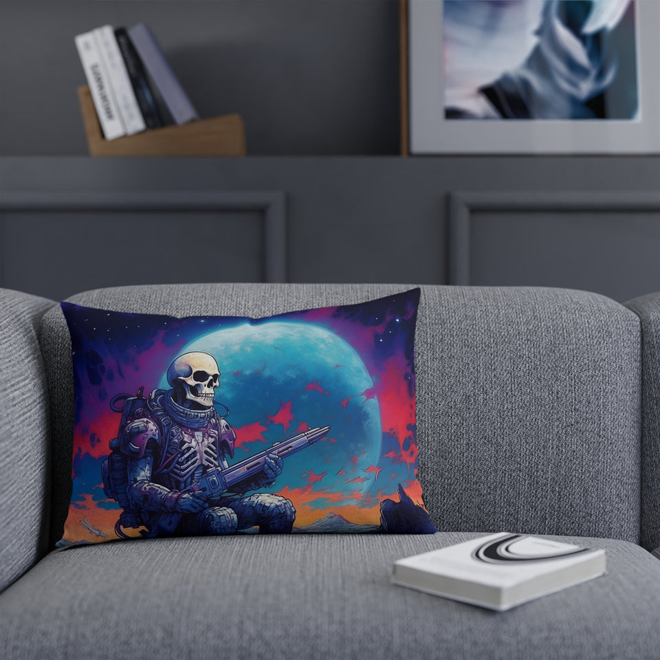 "Moonlit Guardian" Digital Art Cushion - Infuse Your Space with Mystical Beauty