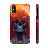 "Eyes of Ember" Digital Art Tough Phone Cases - Protect and Personalize Your Device in Style