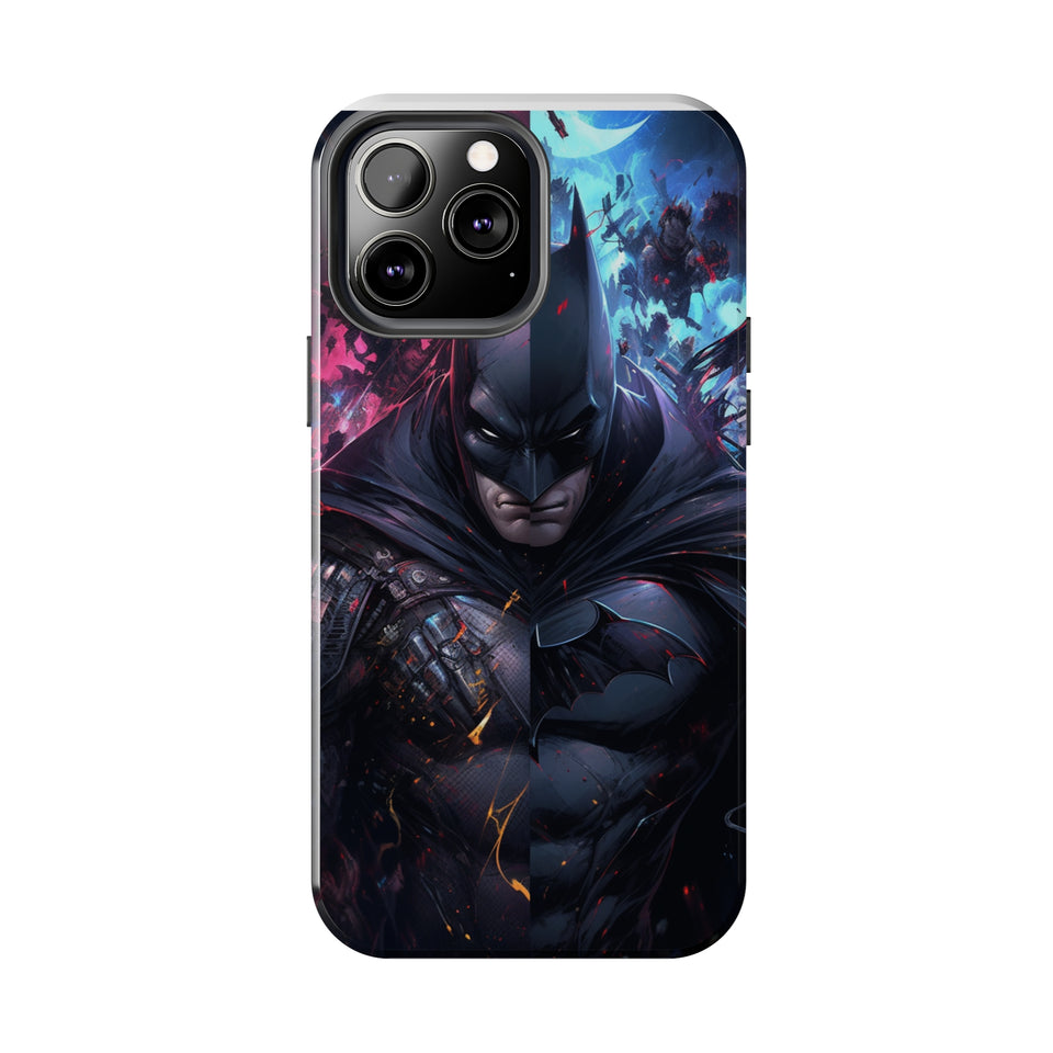 "Bat's Realm" Digital Art Tough Phone Cases - Embrace the Dark with Style and Protection