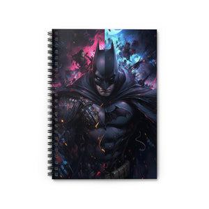 "Bat's Realm" Digital Art Spiral Notebook - Explore the Mysterious Depths of Creativity