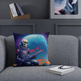 "Moonlit Guardian" Digital Art Cushion - Infuse Your Space with Mystical Beauty