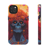 "Eyes of Ember" Digital Art Tough Phone Cases - Protect and Personalize Your Device in Style