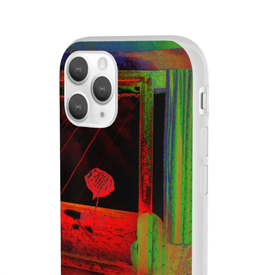 GHAR AAJA - Expressive Flexi Cases: Showcasing @areebtariq111's Digital Art in Semi-Transparent Matte Finish