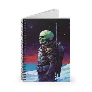 "Bony Expedition" Digital Art Spiral Notebook - Explore Your Creativity with Artistry