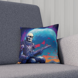 "Moonlit Guardian" Digital Art Cushion - Infuse Your Space with Mystical Beauty