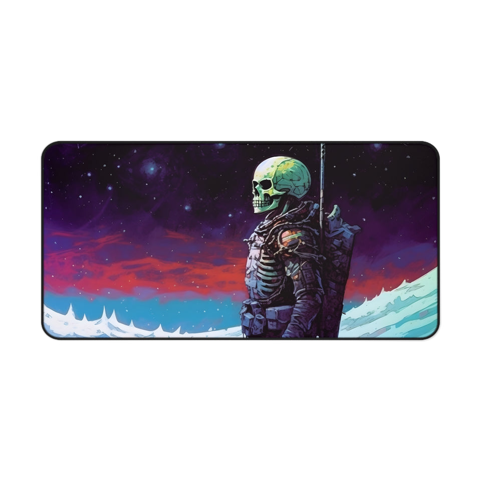 "Bony Expedition" Digital Art Desk Mat - Embark on a Unique Journey of Creativity