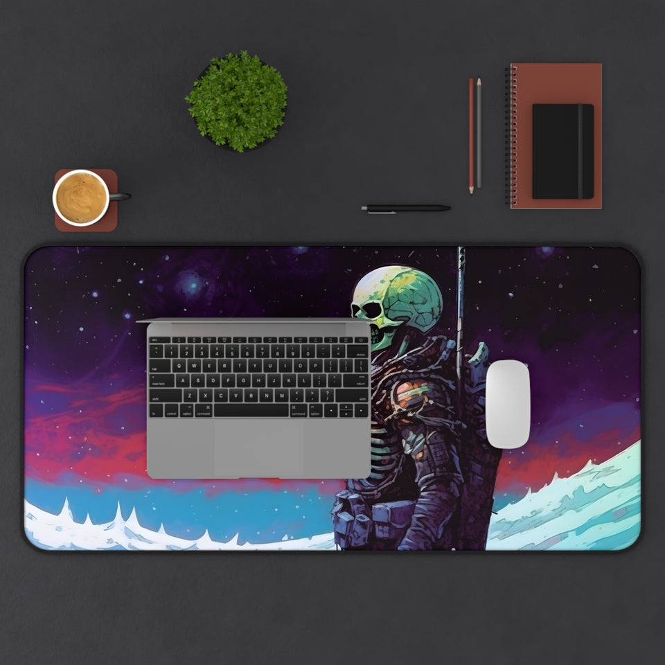 "Bony Expedition" Digital Art Desk Mat - Embark on a Unique Journey of Creativity