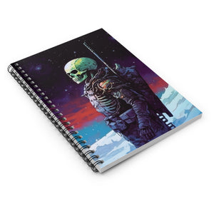 "Bony Expedition" Digital Art Spiral Notebook - Explore Your Creativity with Artistry